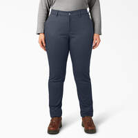 Women's Plus Mid Rise Skinny Leg Pants - Rinsed Dark Navy (RDN)