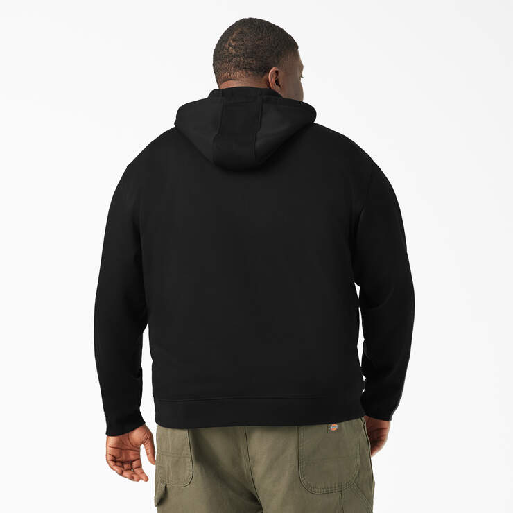 Quarter Zip Hoodie - Black (BLK) image number 5