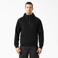 Quarter Zip Hoodie - Black (BLK)