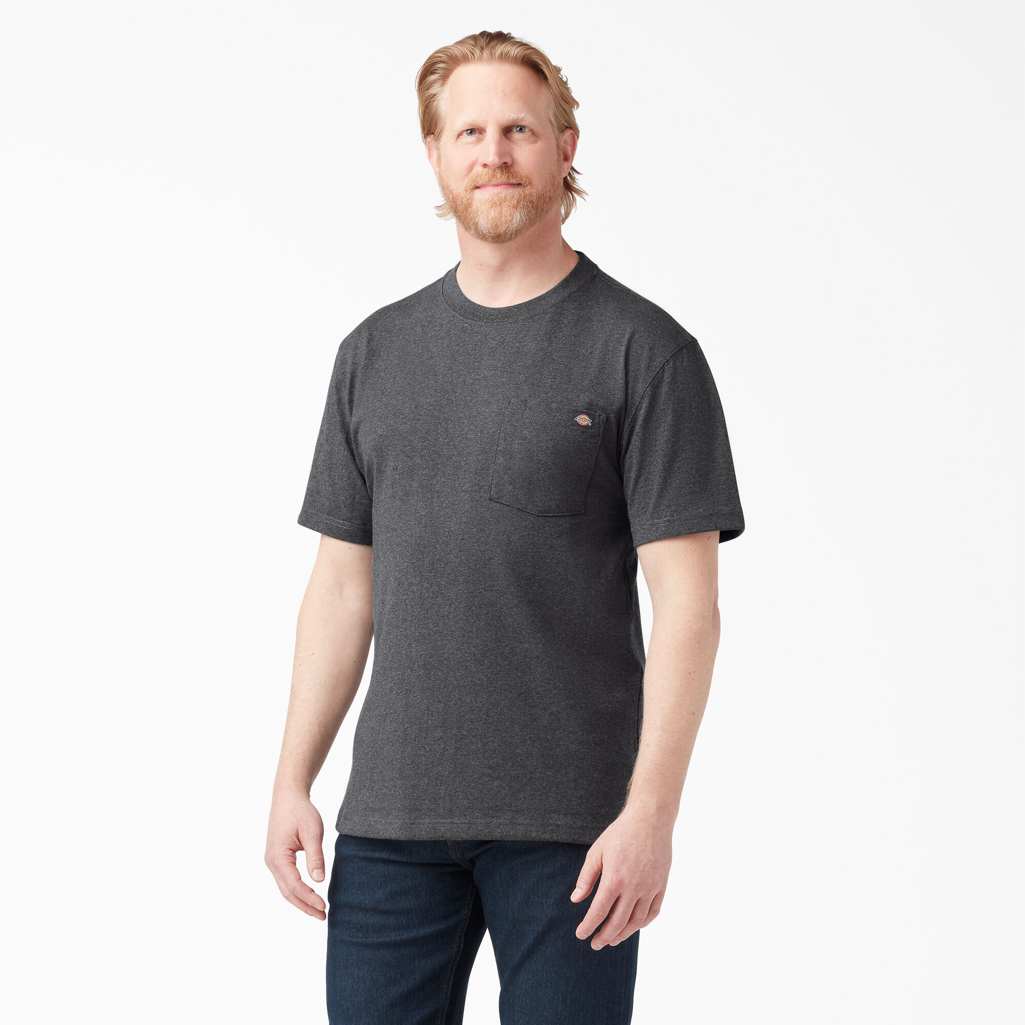 Men's Heavyweight Heathered Short Sleeve Pocket T-Shirt - Dickies US