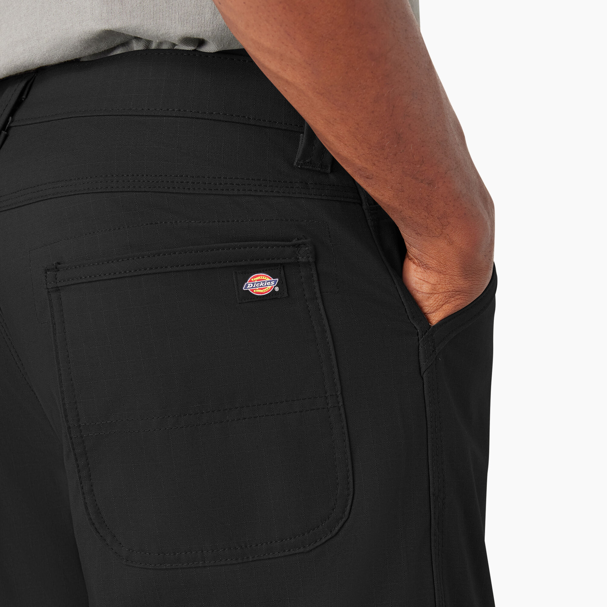 FLEX DuraTech Relaxed Fit Ripstop Cargo Pants - Black (BK) image number 7