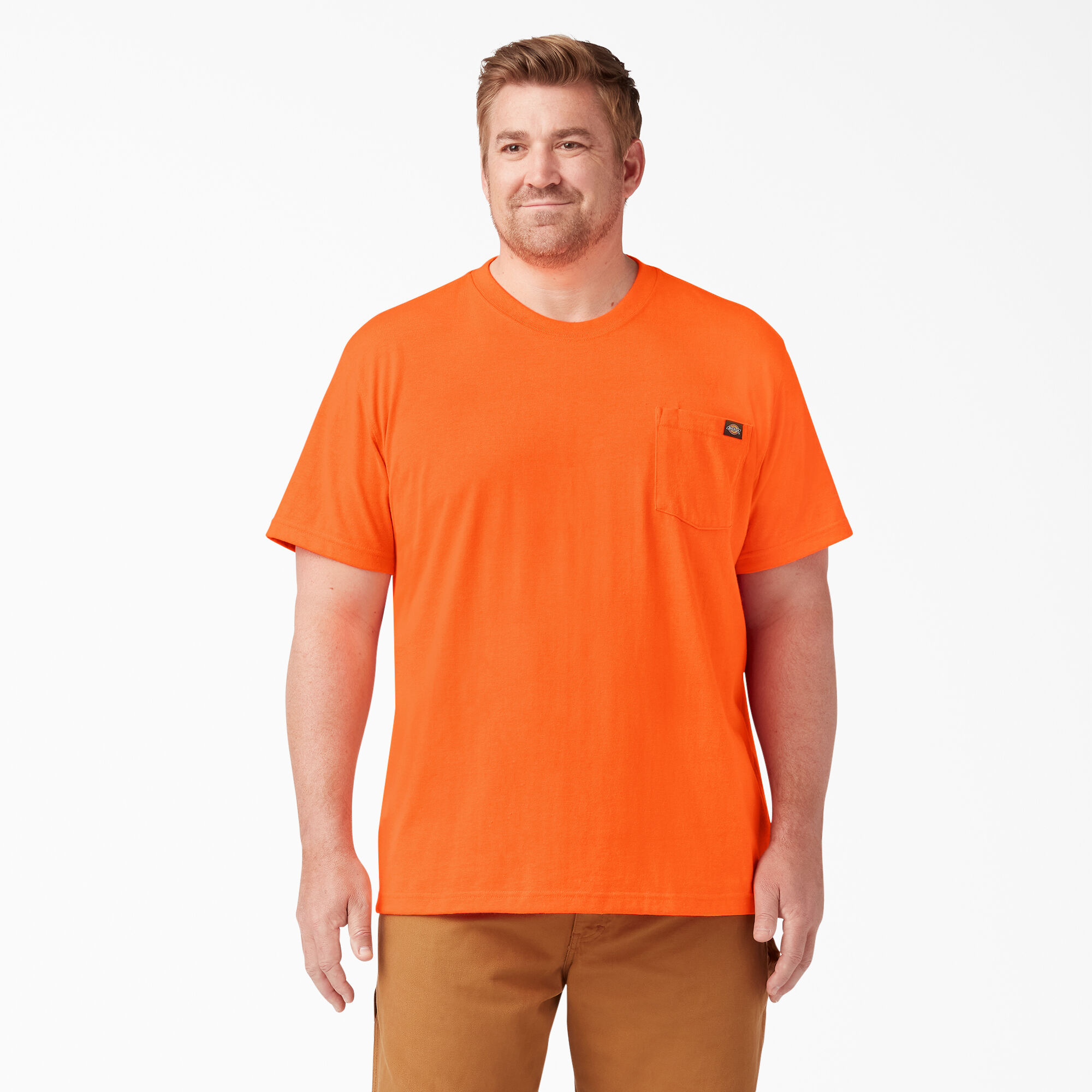 Heavyweight Neon Short Sleeve Pocket T-Shirt