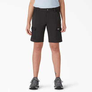 Women's Cooling Slim Fit Cargo Shorts, 10"