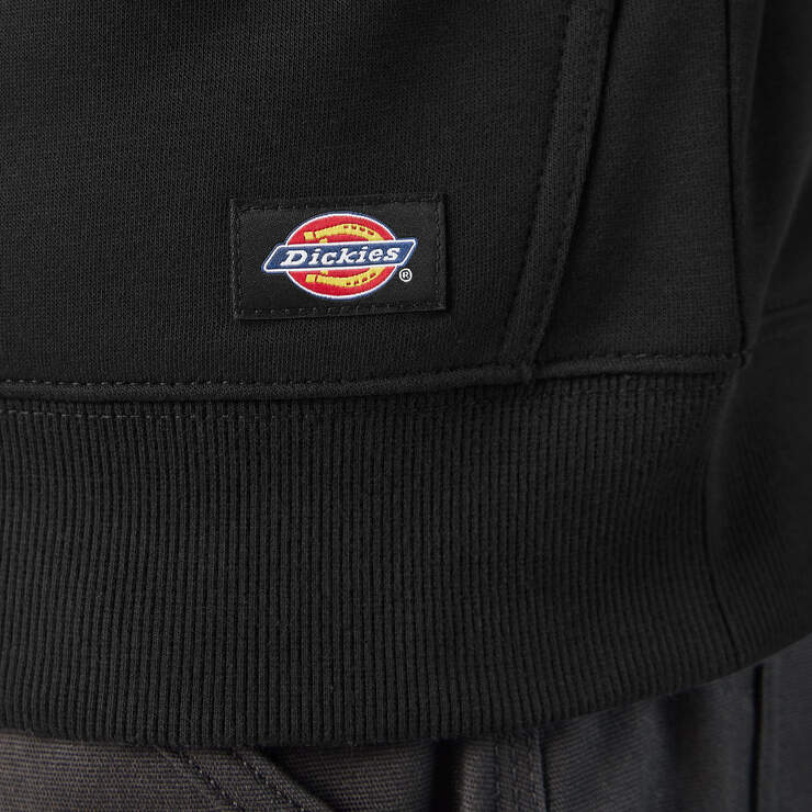 Quarter Zip Hoodie - Black (BLK) image number 10