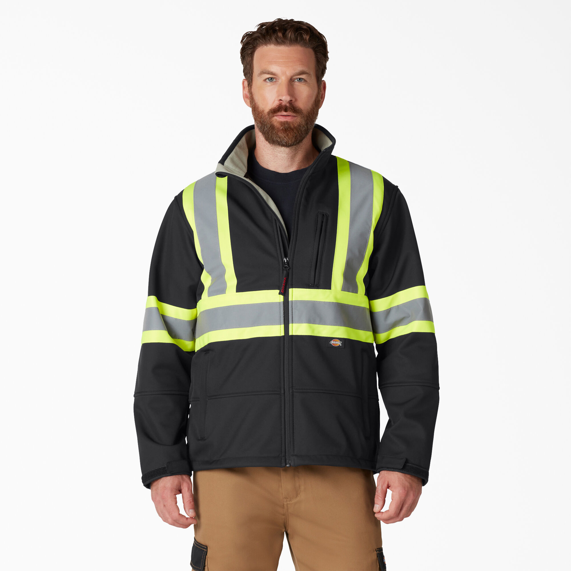 Hi Vis Safety Softshell Jacket