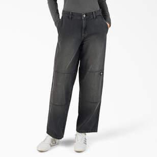 Women’s Loose Fit Double Knee Jeans