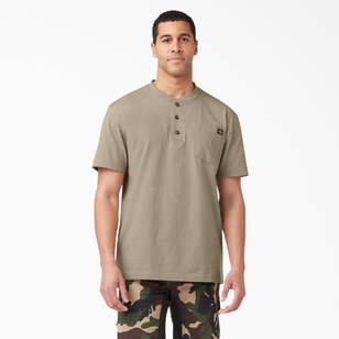 Heavyweight Short Sleeve Henley T-Shirt