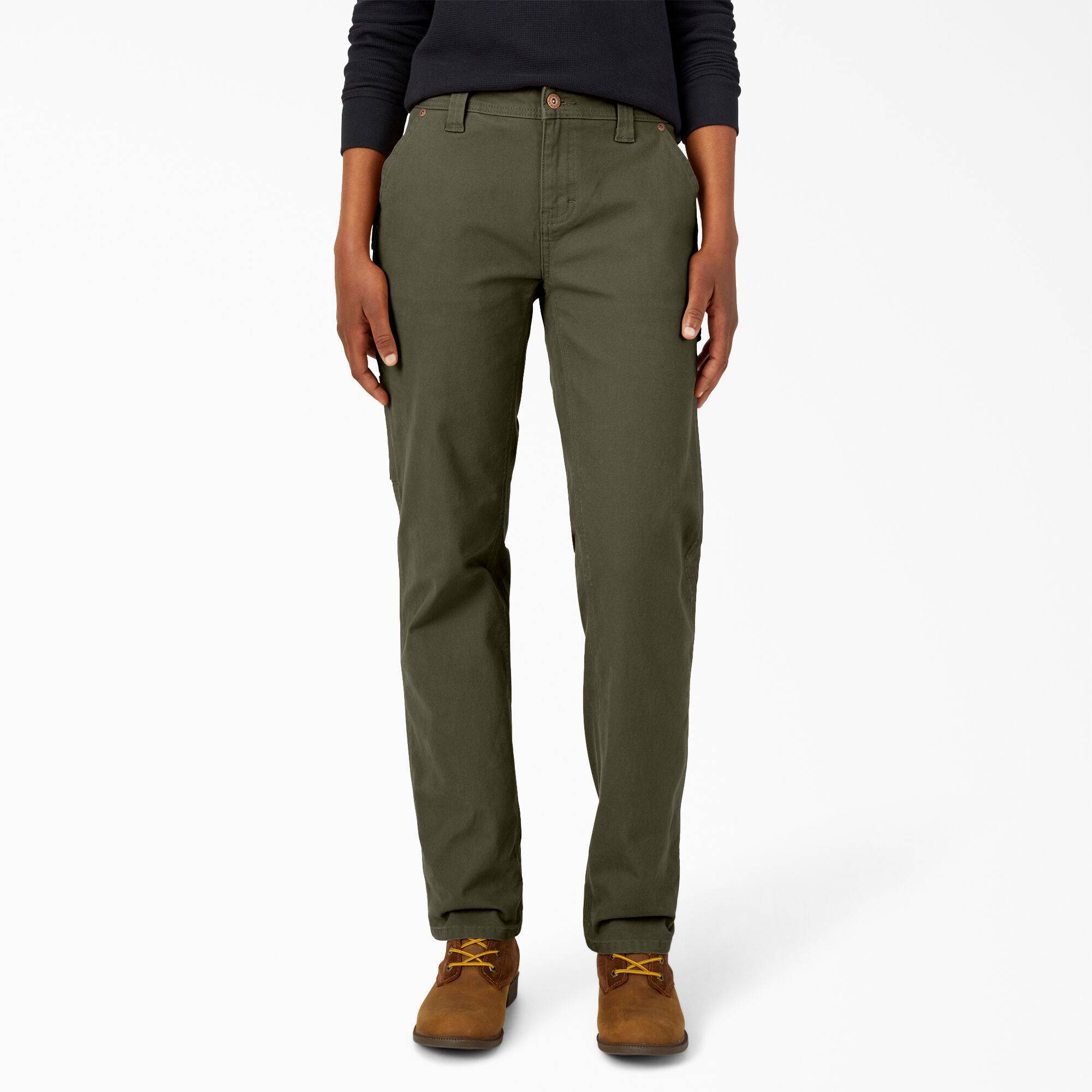 Women's FLEX Relaxed Straight Fit Duck Carpenter Pants