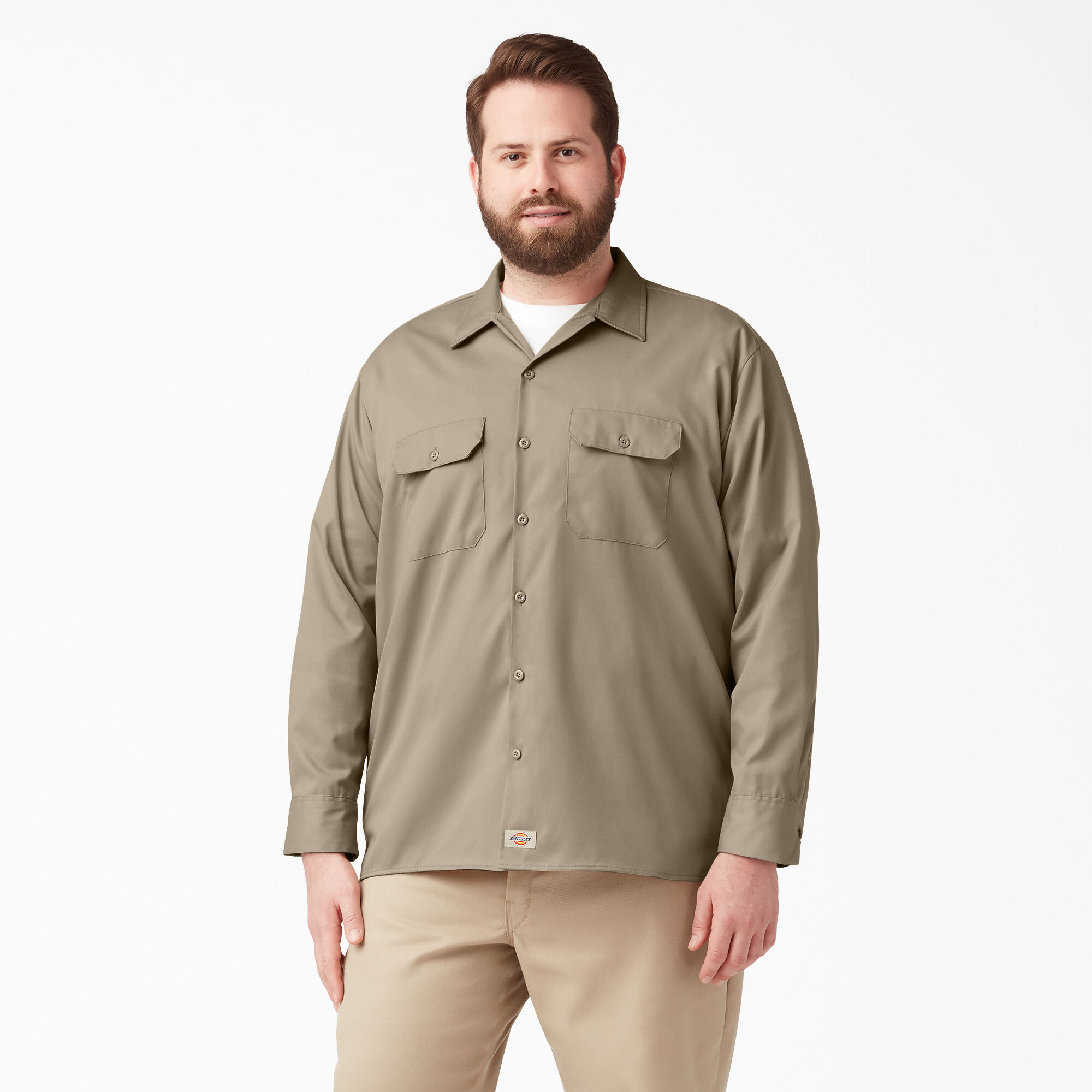 FLEX Relaxed Fit Long Sleeve Work Shirt