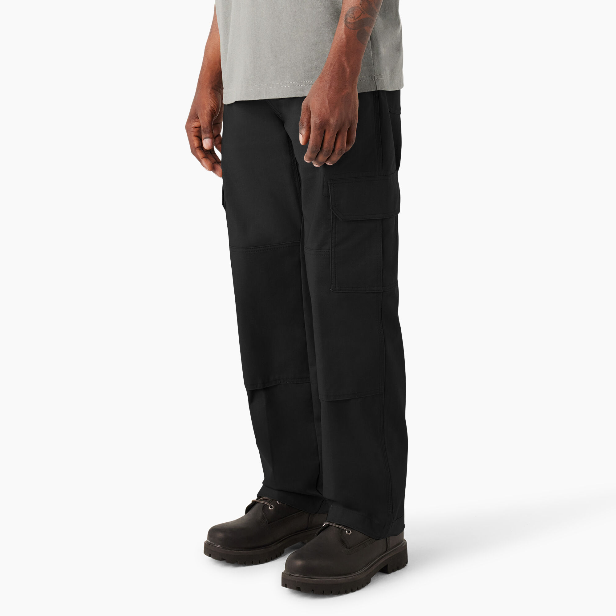 FLEX DuraTech Relaxed Fit Ripstop Cargo Pants - Black (BK) image number 3