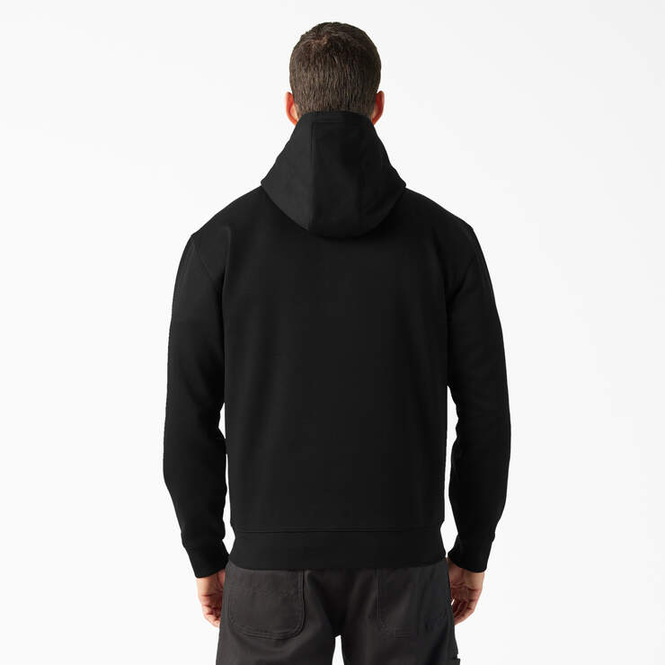 Quarter Zip Hoodie - Black (BLK) image number 2