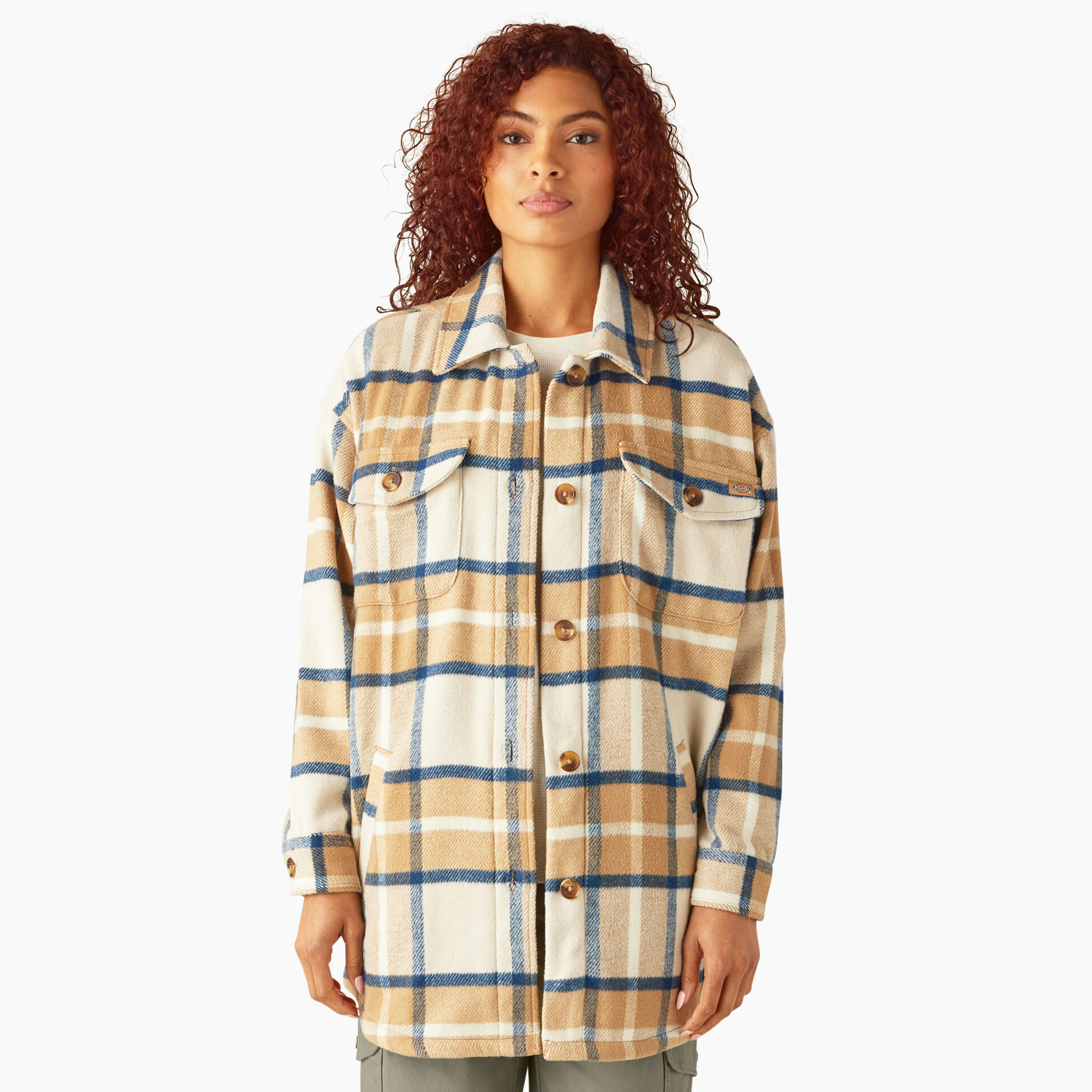 Oversized shirt jacket womens on sale