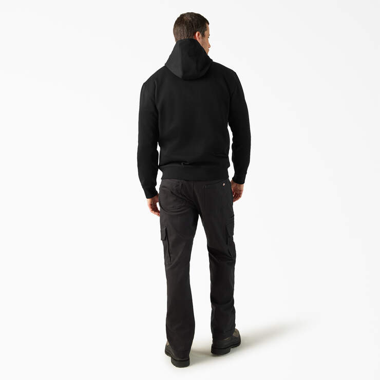 Quarter Zip Hoodie - Black (BLK) image number 8