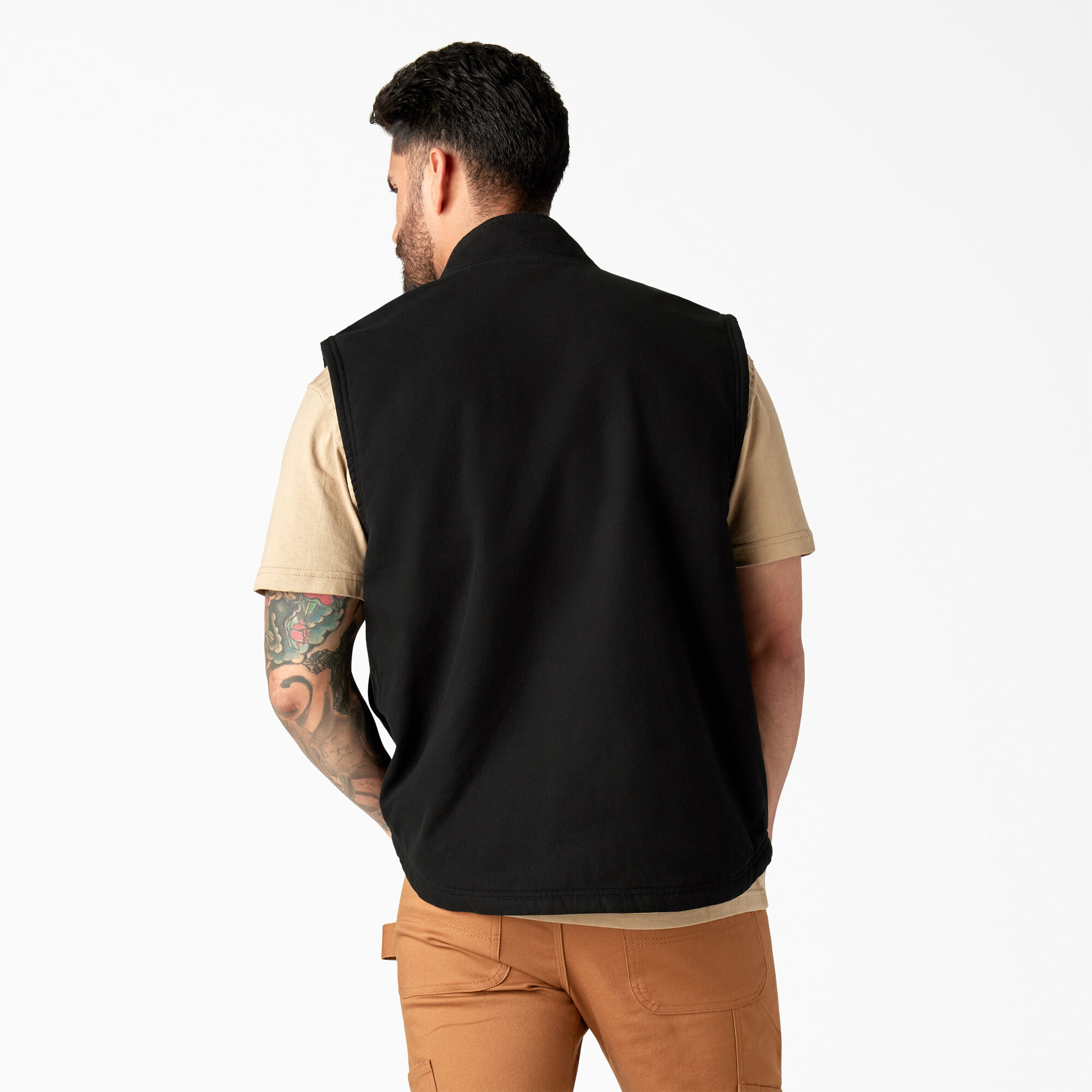 Duck Canvas High Pile Fleece Lined Vest - Dickies US