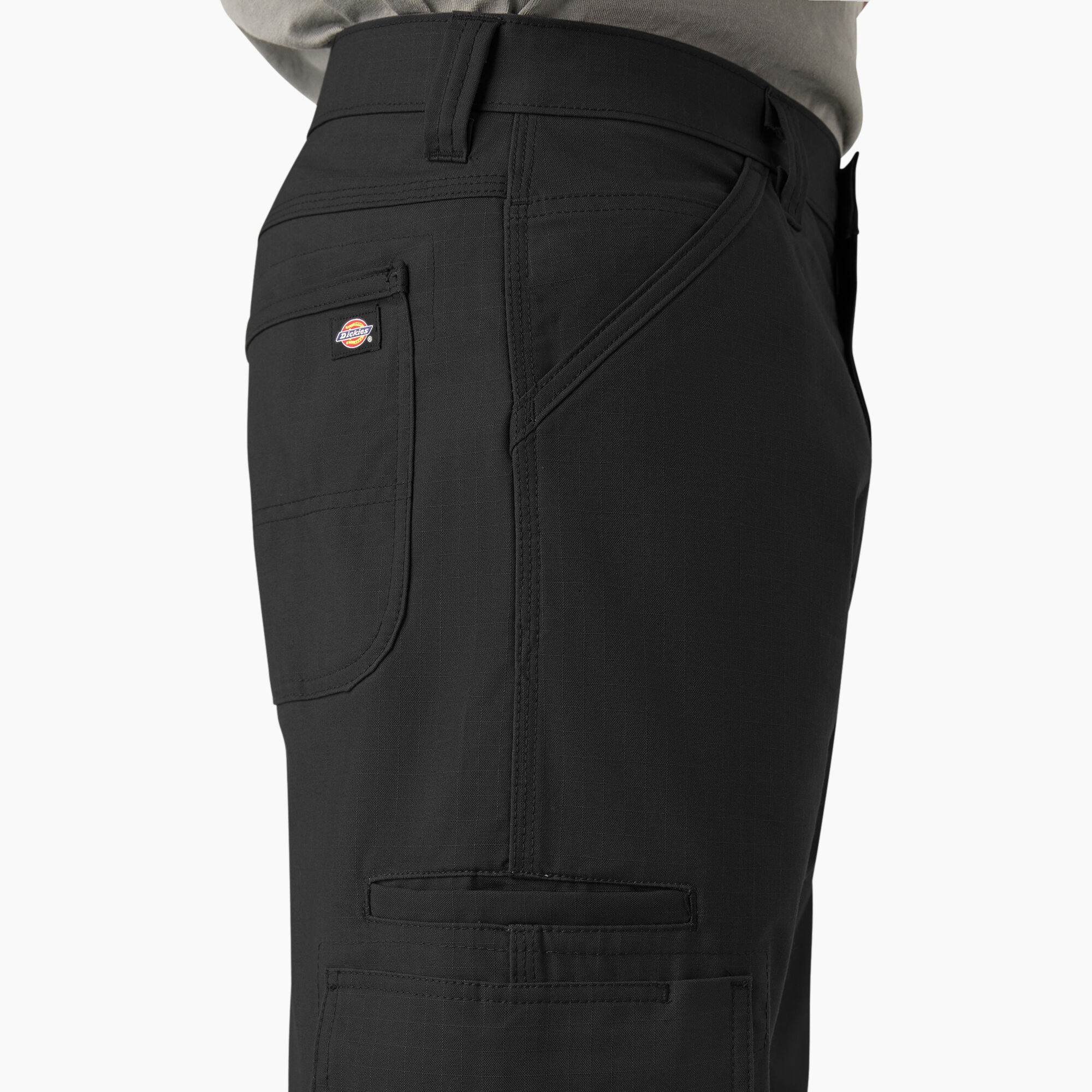 FLEX DuraTech Relaxed Fit Ripstop Cargo Pants - Black (BK) image number 5