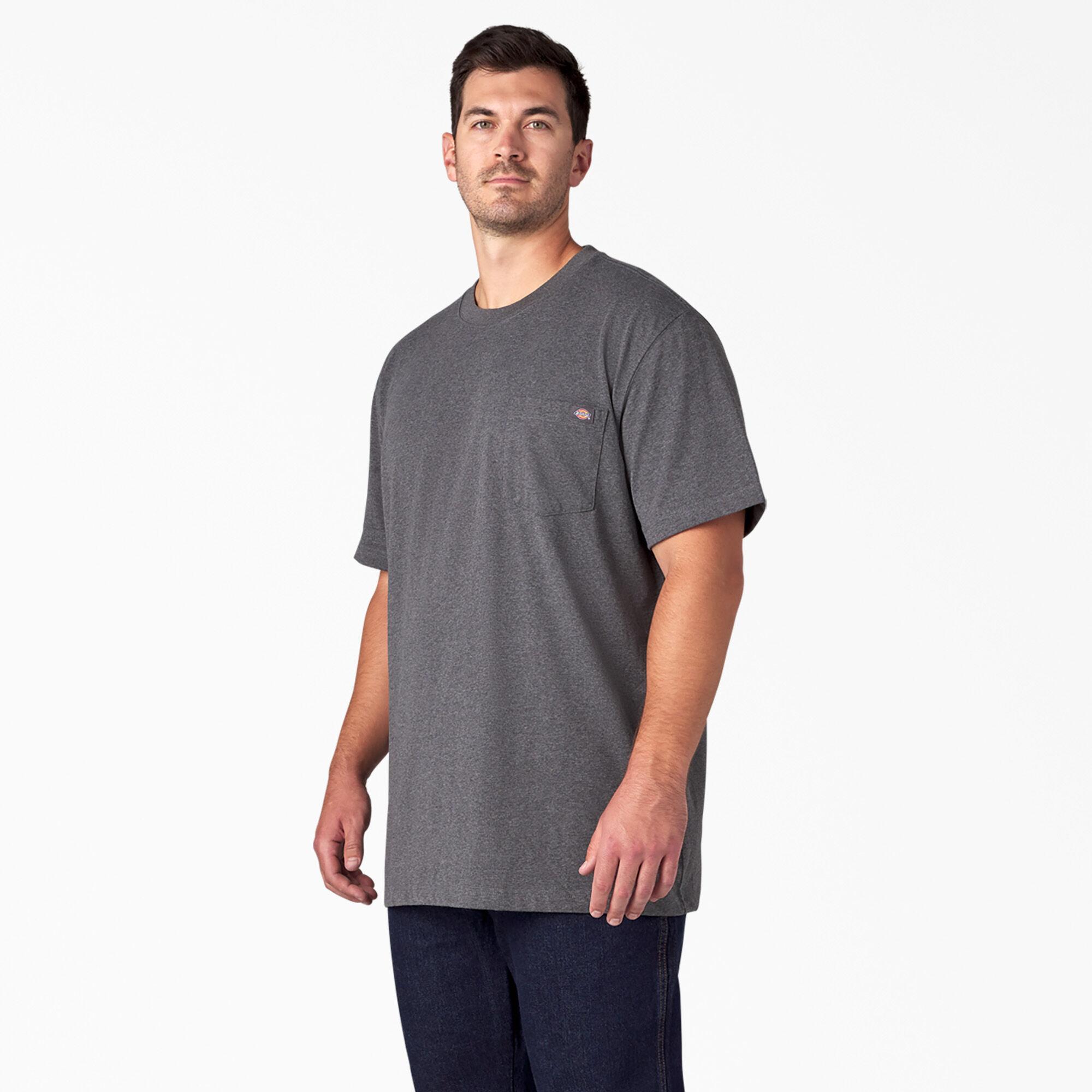 Men's Heavyweight Heathered Short Sleeve Pocket T-Shirt - Dickies US