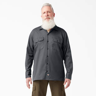 FLEX Relaxed Fit Long Sleeve Work Shirt