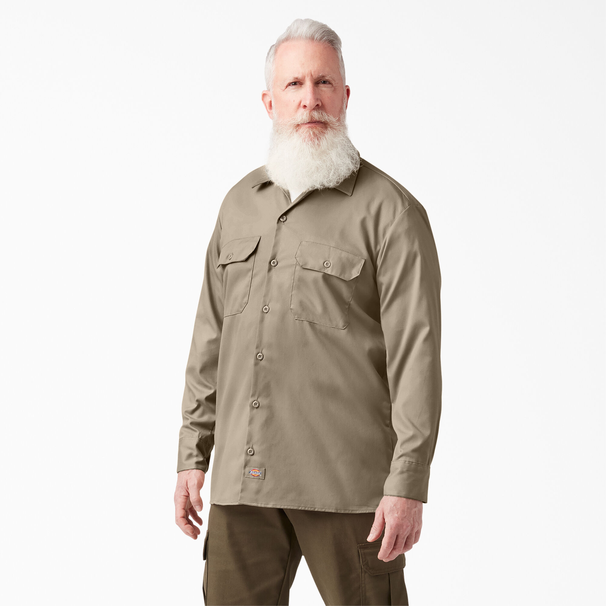 FLEX Relaxed Fit Long Sleeve Work Shirt
