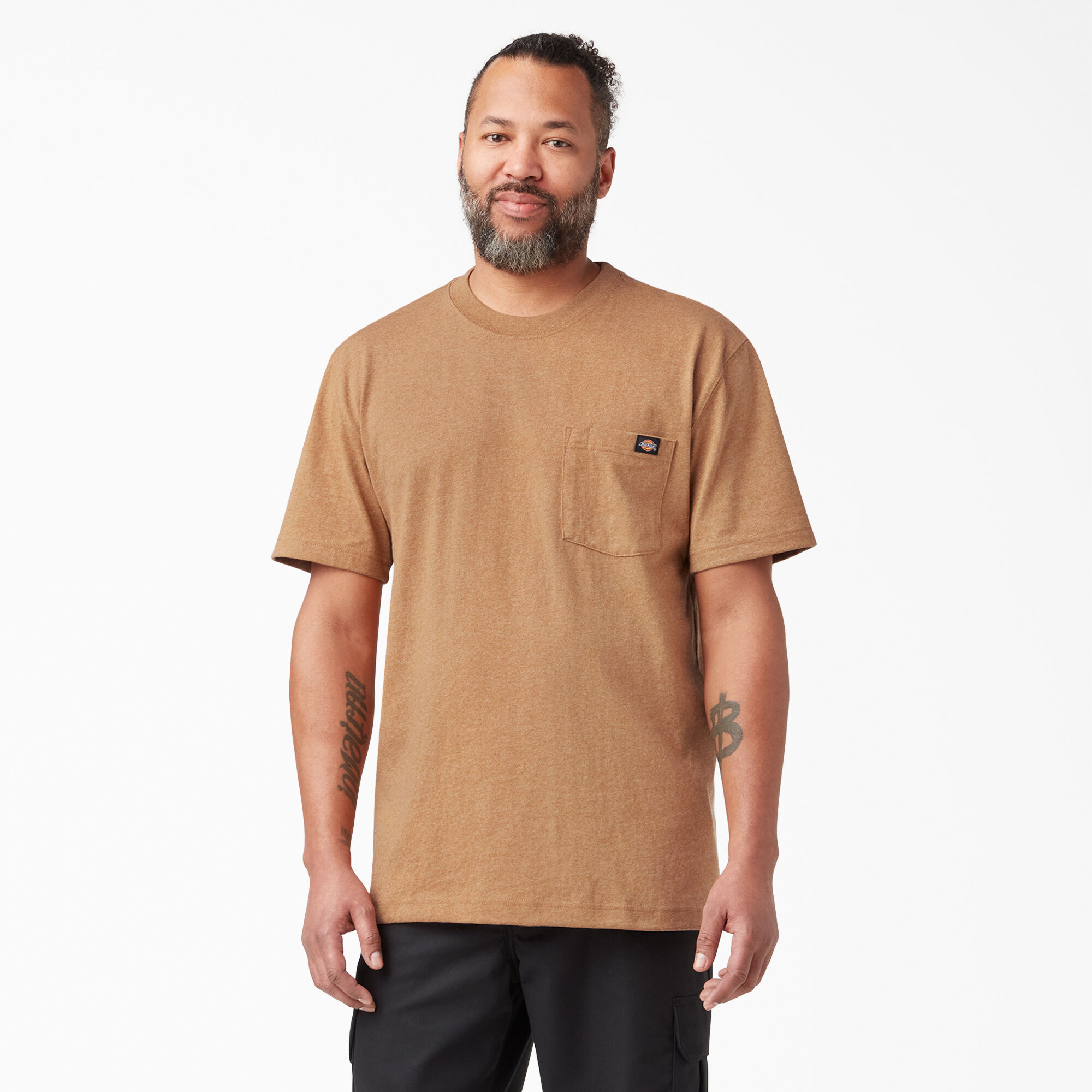 Men's Heavyweight Heathered Short Sleeve Pocket T-Shirt - Dickies US