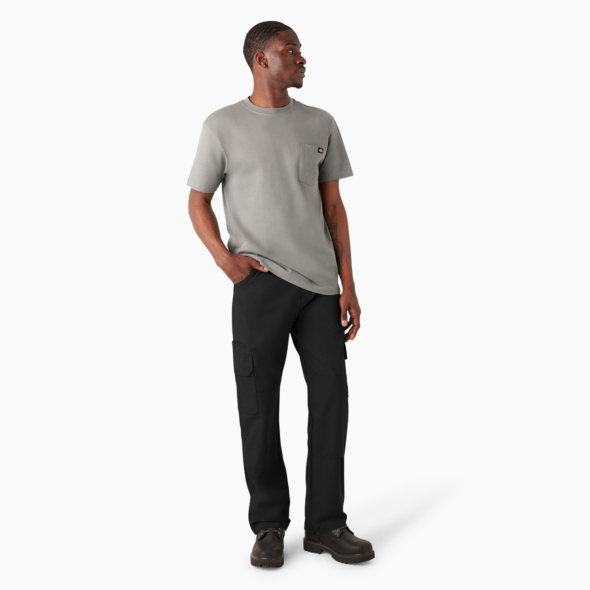 FLEX DuraTech Relaxed Fit Ripstop Cargo Pants - Black (BK) image number 4