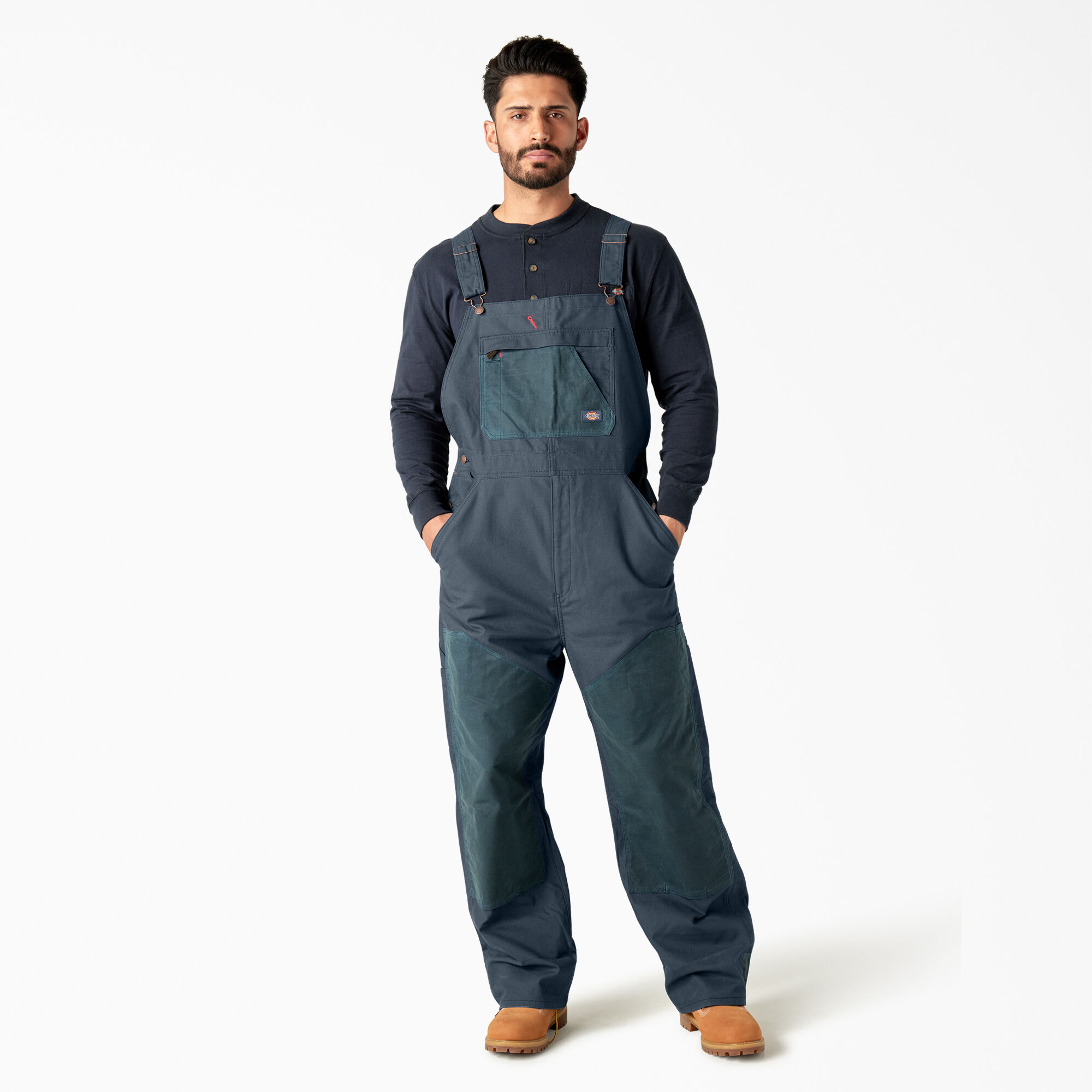 Waxed Canvas Double Front Bib Overalls Dickies US