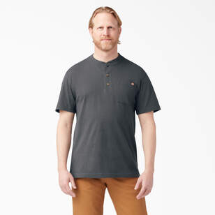Heavyweight Short Sleeve Henley T-Shirt