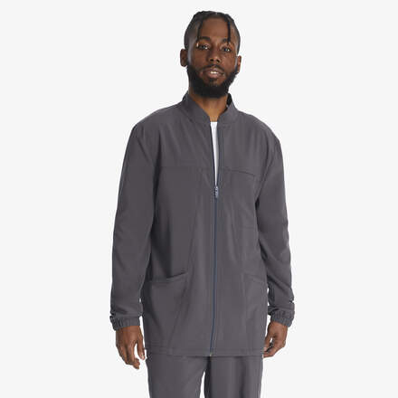 Men's EDS Essentials Zip Front Scrub Jacket